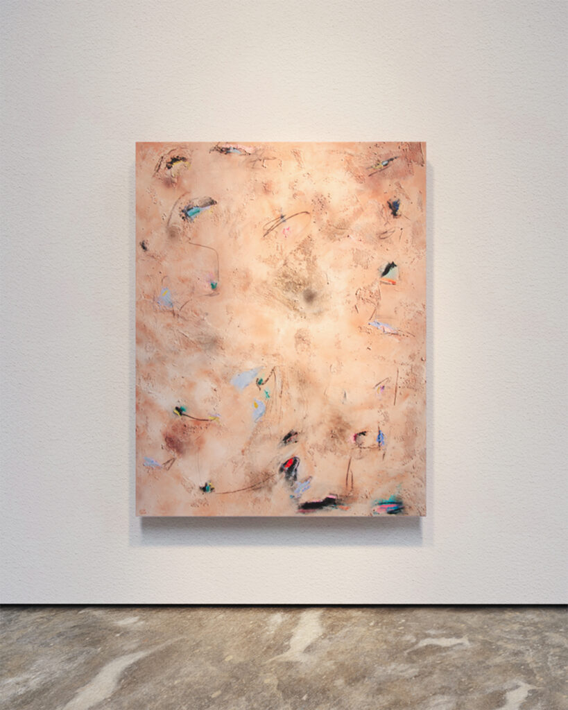 abstract artwork by erik ruiz svensson, beige and golden artwork